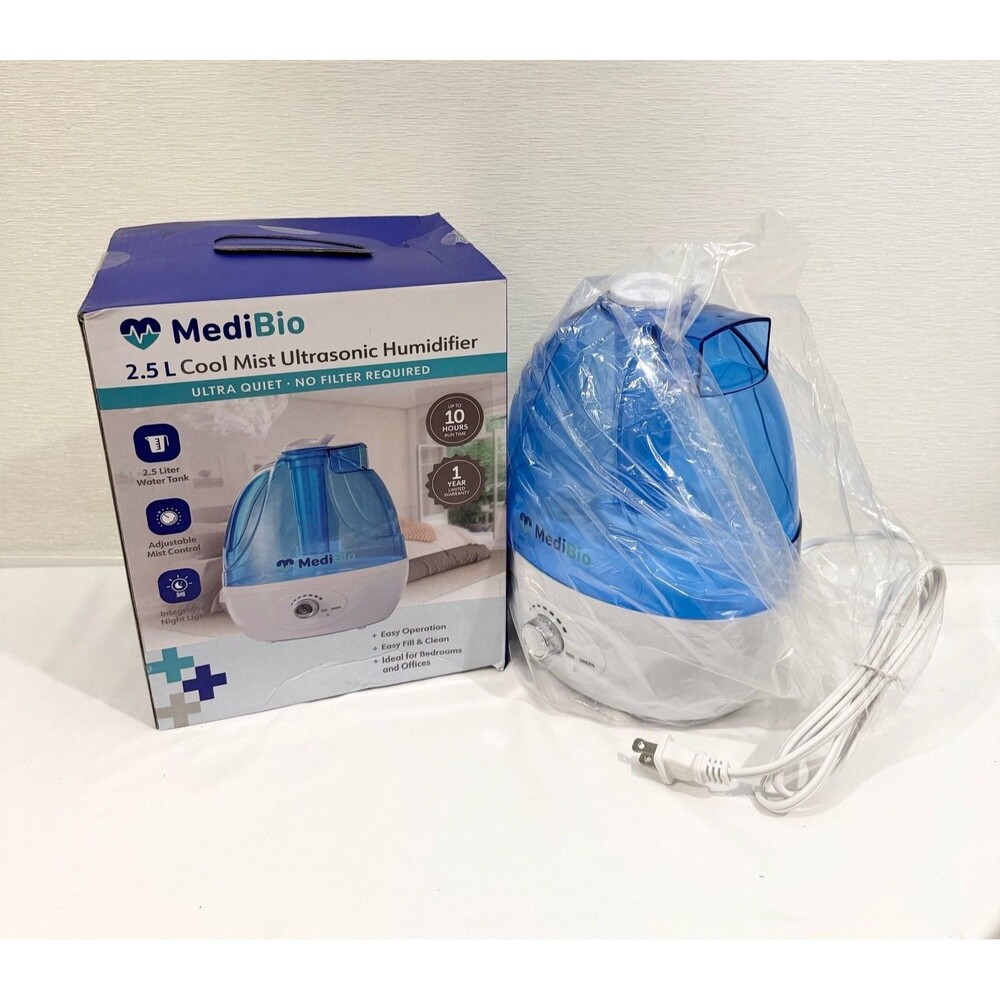MediBio 2.5L Cool Mist Ultrasonic Humidifier